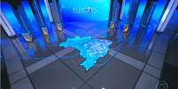 O cen&aacute;rio do debate presidencial na Globo: meses de prepara&ccedil;&atilde;o e cancelamento uma hora antes  Foto: Reprodu&ccedil;&atilde;o