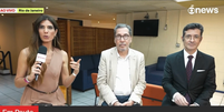 Andréia Sadi vive gafe na GloboNews  Foto: Reprodução/GloboNews