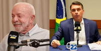 Lula participou de podcast e Flávio de live após cancelamento de debate  Foto: Reprodução/Youtube
