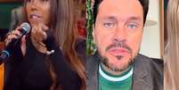 Albert Bressan criticou publicamente Carol Lekker por tratamento com Adryana Ribeiro.  Foto: Reprodução/RecordTV, @albertbressan / Purepeople