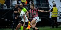 Corinthians perdeu para o S&atilde;o Paulo na partida de ida da final do Brasileir&atilde;o Feminino  Foto: RODILEI MORAIS/FOTOARENA/ESTAD&Atilde;O CONTE&Uacute;DO / Estad&atilde;o