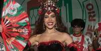 Rainha de bateria da Grande Rio, Anitta entrega principal desafio aos 33 anos. 'Tenho que me preparar melhor, mas eu n&atilde;o tenho tempo'. Foto: AGNews / Purepeople
