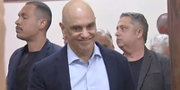 Ministro do Supremo Tribunal Federal (STF) Alexandre de Moraes vota no Col&eacute;gio Madre Alix, no Jardim Paulistano, zona oeste de S&atilde;o Paulo  Foto: Reprodu&ccedil;&atilde;o / Band News TV
