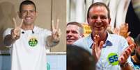 Eduardo Paes e Douglas Ruas v&atilde;o disputar o segundo turno no RJ   Foto: Reprodu&ccedil;&atilde;o/Redes sociais 