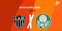 Atl&eacute;tico se prepara para jogo de ida contra o Palmeiras pelo sub-17 - Foto: Divulga&ccedil;&atilde;o / GaloNaBase / Jogada10