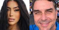 MC Mirella; Fl&aacute;vio Bolsonaro (Reprodu&ccedil;&atilde;o Redes Sociais)  Foto: Contigo