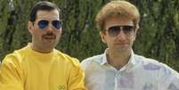 Freddie Mercury e John Deacon em 1986 Foto: Dave Hogan / Hulton Archive / Getty Images / Rolling Stone Brasil