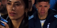 Compara&ccedil;&atilde;o entre rea&ccedil;&otilde;es de Antonella e Enzo Fern&aacute;ndez em despedida de Messi viraliza; veja o momento  Foto: Reprodu&ccedil;&atilde;o/Redes Sociais