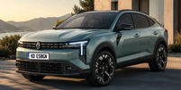 Projeção - novo SUV Cupê eletrificado da Renault Foto: KDesign