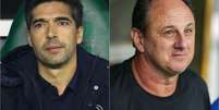 Abel Ferreira e Rog&eacute;rio Ceni se enfrentam pelo Brasileir&atilde;o  Foto: GABRIEL SILVA/RASPRESS/ESTAD&Atilde;O CONTE&Uacute;DO e EDNEI CUNHA/THENEWS2/ESTAD&Atilde;O CONTE&Uacute;DO / Estad&atilde;o