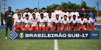 Jogadores do time sub-17 do Red Bull Bragantino. Foto: Bruno Sousa/Red Bull Bragantino / Esporte News Mundo