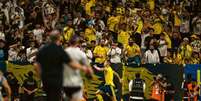 Foto: Divulgação - Legenda: Cristiano Ronaldo marca na vitória do Al Nassr e ganha apoio da torcida / Jogada10