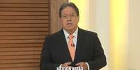 Jackson Abr&atilde;o na &eacute;poca em que comandada o 'Jornal da Anhanguera' na afiliada da Globo em Goi&aacute;s  Foto: Reprodu&ccedil;&atilde;o