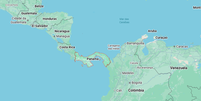 Terremoto de magnitude 7,6 foi registrado no sudoeste do Panam&aacute;  Foto: Reprodu&ccedil;&atilde;o/Google Maps
