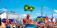 Luiz Inácio Lula da Silva durante ato de campanha em Natal  Foto: Ricardo Stuckert