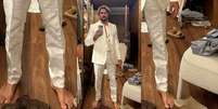 Daniel Vorcaro em seu closet: chinelos e sand&aacute;lias que custam mais de 1.000 d&oacute;lares cada  Foto: Reprodu&ccedil;&atilde;o
