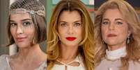 Virgínia (Theresa Fonseca), Vanessa (Alinne Moraes) e Pilar (Isabel Teixeira): a novela reproduz a opressão e o preconceito da elite com os pobres e pretos  Foto: Estevam Avellar/TV Globo e Beatriz Damy/TV Globo