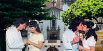 A Igreja Nossa Senhora do Amor foi o cen&aacute;rio da confirma&ccedil;&atilde;o do amor de Roberto Carlos e Maria Rita h&aacute; 30 anos  Foto: Reprodu&ccedil;&atilde;o