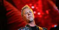 James Hetfield em show do Metallica na China em 2017  Foto: Tenho Mais Discos Que Amigos!