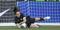 Lorena durante preparação para amistoso do Brasil contra a Argentina nesta terça (13) - Foto: Luciana Vermell / CBF / Jogada10
