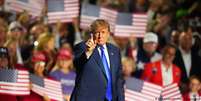 Trump entusiasmou os fãs na convenção do Partido Republicano em setembro, mas seus métodos de campanha são altamente controversos  Foto: DW / Deutsche Welle