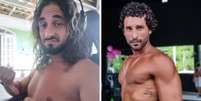 Antes e depois do ator Gabriel Reif  Foto: Reprodu&ccedil;&atilde;o | Instagram