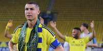 CR7 marcou um dos gols da vit&oacute;ria do Al Nassr na Champions Asi&aacute;tica &ndash;  Foto: Divulga&ccedil;&atilde;o / Al Nassr / Jogada10