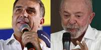 Pesquisa PoderData/Aya: Fl&aacute;vio Bolsonaro tem 52% em votos v&aacute;lidos no 2&ordm; turno e Lula, 48%  Foto: Wilton J&uacute;nior/Estad&atilde;o e Evaris / Estad&atilde;o