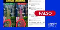 Posts mentem ao dizer que a esquerda adulterou imagem com IA a partir de foto de ato bolsonarista; na realidade, ocorreu o contrário: foto amarela foi criada com IA  Foto: Reprodução/Instagram / Estadão