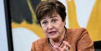 "Agora temos uma economia mundial que est&aacute; apoiada numa &uacute;nica perna: a da intelig&ecirc;ncia artificial", disse a diretora-gerente do FMI, Kristalina Georgieva  Foto: DW / Deutsche Welle