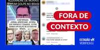 Postagem omite que a notícia é do dia 10 de agosto de 2025.  Foto: Reprodução/Instagram / Estadão