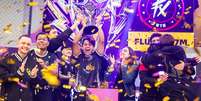 FLUXO W7M &eacute; tetracampe&atilde;o brasileiro de Free Fire Foto: Divulga&ccedil;&atilde;o / Garena
