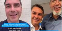 Fl&aacute;vio Bolsonaro publicou v&iacute;deo em apoio &agrave; campanha de M&aacute;rcio Canella em abril  Foto: Reprodu&ccedil;&atilde;o/Facebook