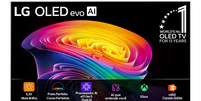 LG OLED evo AI 4K C6 entrega resolu&ccedil;&atilde;o 4K de at&eacute; 165Hz e jogos na nuvem sem console  Foto: Divulga&ccedil;&atilde;o / LG