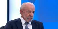 Lula em sabatina da TV Globo.  Foto: Reprodu&ccedil;&atilde;o/TV Globo