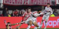 Estudiantes e Flamengo ficam no 0 a 0 na Argentina.  Foto: Marcelo Endelli/Getty Images