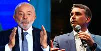 TSE proibiu a Meta de limitar o alcance de conte&uacute;dos pol&iacute;ticos relacionados aos candidatos &agrave; presid&ecirc;ncia, Lula e Fl&aacute;vio Bolsonaro  Foto: Wilton Junior/Estad&atilde;o e Vittor / Estad&atilde;o