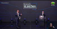 Debate na Band: veja imagens do primeiro confronto entre Fl&aacute;vio e Lula  Foto: Perfil Brasil