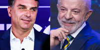 Fl&aacute;vio Bolsonaro (PL); Luiz In&aacute;cio Lula da Silva (PT)  Foto: ALOISIO MAURICIO/FOTOARENA/ESTAD&Atilde;O CONTE&Uacute;DO e BRUNO MOTTA/ENQUADRAR/ESTAD&Atilde;O CONTE&Uacute;DO