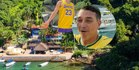Com 11 su&iacute;tes, exuberante praia privativa, heliponto e muito luxo: essa mans&atilde;o na Ilha Comprida, em Angra dos Reis, foi comprada por famosa cantora na d&eacute;cada de 1970; hoje, &eacute; o alvo da disputa Richarlison x Fl&aacute;vio Bolsonaro.  Foto: Youtube, @leoaraujob / Reprodu&ccedil;&atilde;o Instagram: @richarlison / @flaviobolsonaro / Purepeople