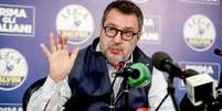Ministro Matteo Salvini prometeu recursos para setor de transporte de carga  Foto: ANSA / Ansa - Brasil