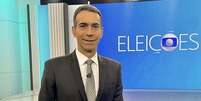 Ap&oacute;s a frustra&ccedil;&atilde;o pelo debate cancelado em 1&ordm; de outubro, C&eacute;sar Tralli ter&aacute; nova oportunidade de estrear como mediador do principal confronto eleitoral na TV  Foto: Reprodu&ccedil;&atilde;o