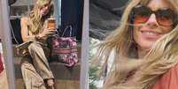 Descubra como usar a sand&aacute;lia anabela com cal&ccedil;a jeans em 3 combina&ccedil;&otilde;es modernas e cheias de estilo. Inspire Foto: se no visual das famosas e renove seu look - Reprodu&ccedil;&atilde;o Instagram/@loracarola / Bons Fluidos
