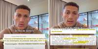 Richarlison mostra documentos que comprovariam compra de mansão em ilha no RJ  Foto: Reprodução/Instagram
