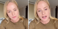 Ang&eacute;lica declarou que ir&aacute; votar em Lula no segundo turno das elei&ccedil;&otilde;es em v&iacute;deo publicado nas redes sociais  Foto: Reprodu&ccedil;&atilde;o/Instagram/@angelicaksy