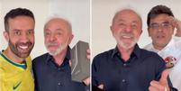 Lula publicou v&iacute;deo ao lado do deputado federal Andr&eacute; Janones (Rede-MG) e do governador do Piau&iacute;, Rafael Fonteles (PT)  Foto: Reprodu&ccedil;&atilde;o/Instagram/@lulaoficial