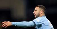 Kyle Walker em a&ccedil;&atilde;o nos tempos em que defendia as cores do Manchester City - Foto: Stu Forster/Getty Images / Jogada10
