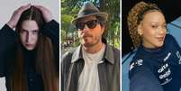 Felca, Danilo Gentili e Rebeca Andrade s&atilde;o alguns dos famosos que est&atilde;o com t&iacute;tulos de eleitor cancelados  Foto: Montagem: Fotos: Reprodu&ccedil;&atilde;o/Instagram
