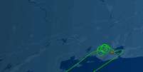 Avi&atilde;o seguia para Curitiba quando teve que retornar ao aeroporto de Gale&atilde;o, no Rio  Foto: Reprodu&ccedil;&atilde;o/FlightAware