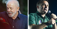 Lula (PT) e Fl&aacute;vio Bolsonaro (PL), candidatos &agrave; Presid&ecirc;ncia da Rep&uacute;blica  Foto: Estad&atilde;o Conte&uacute;do